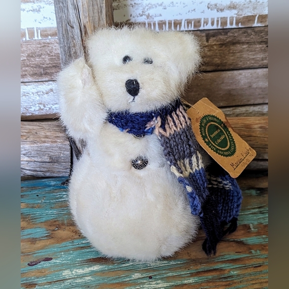 Boyds Bears Marvin P Snowberry 9136-01 Plush Teddy Snowman - Picture 1 of 9